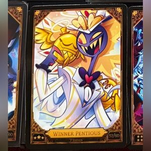Winner Pentious Trading Card - first edition Hazbin Hotel season 2 card 52/60